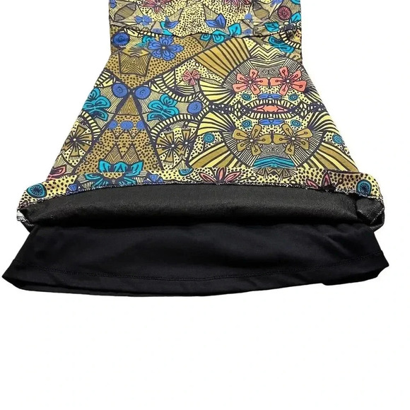 Zara Trafaluc Women's S Floral Aztec Print Halter Mini Dress - Picture 5 of 9